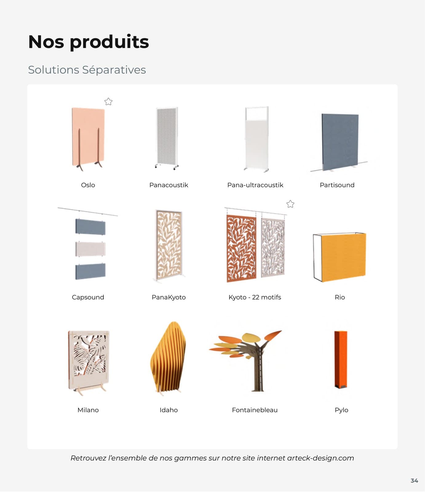 Arteck — brochure page 1