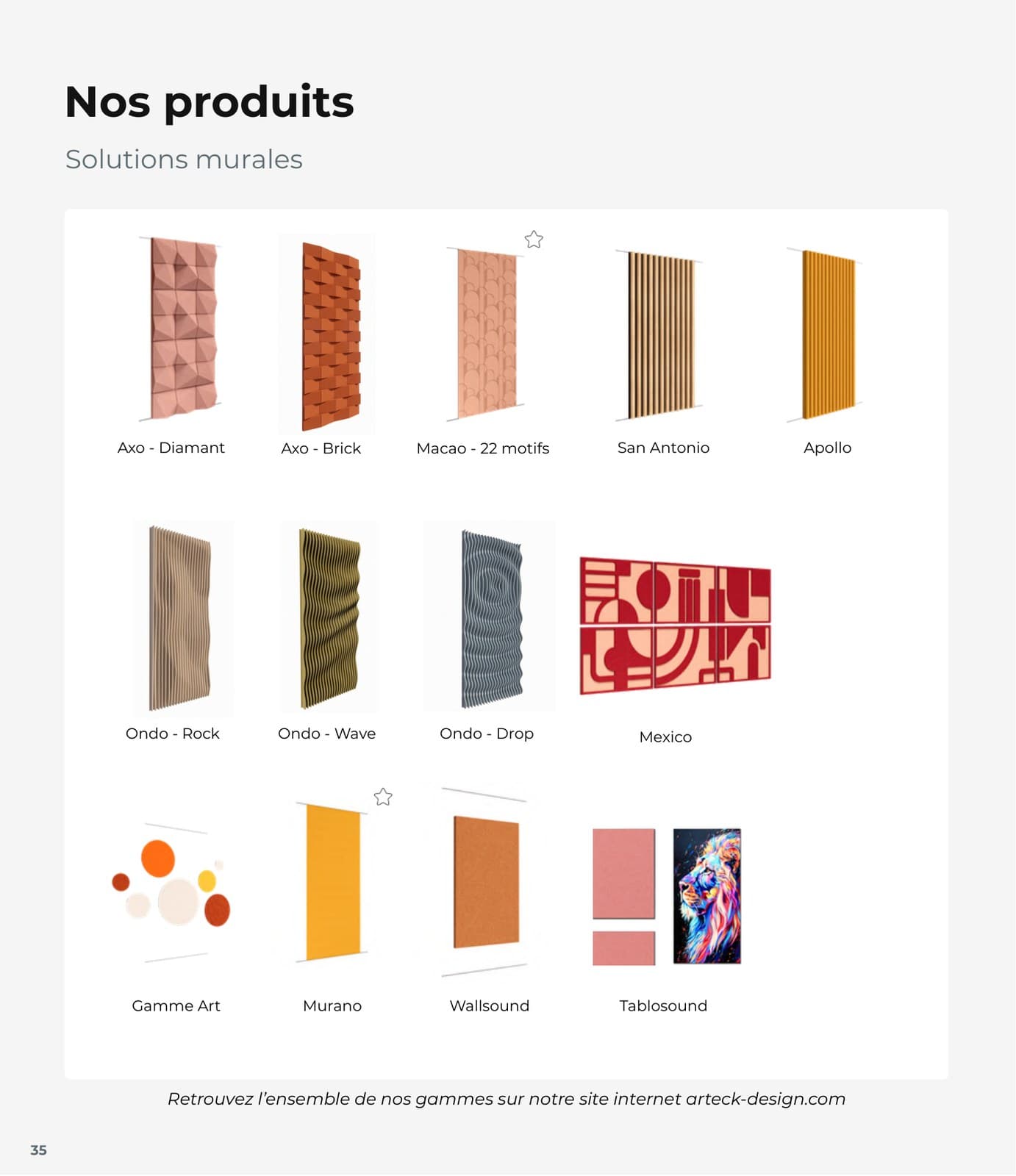 Arteck — brochure page 2